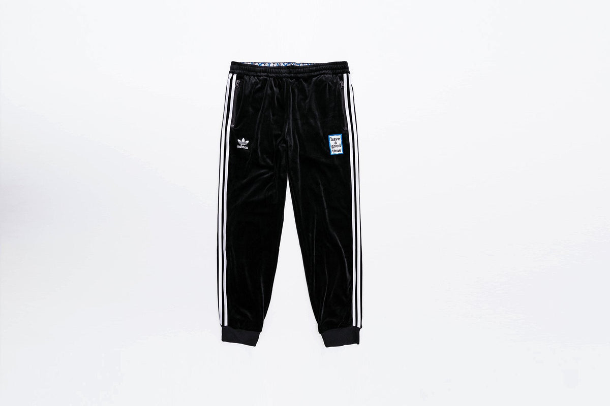 adidas Originals x Have A Good Time Velour Track Pants - Black