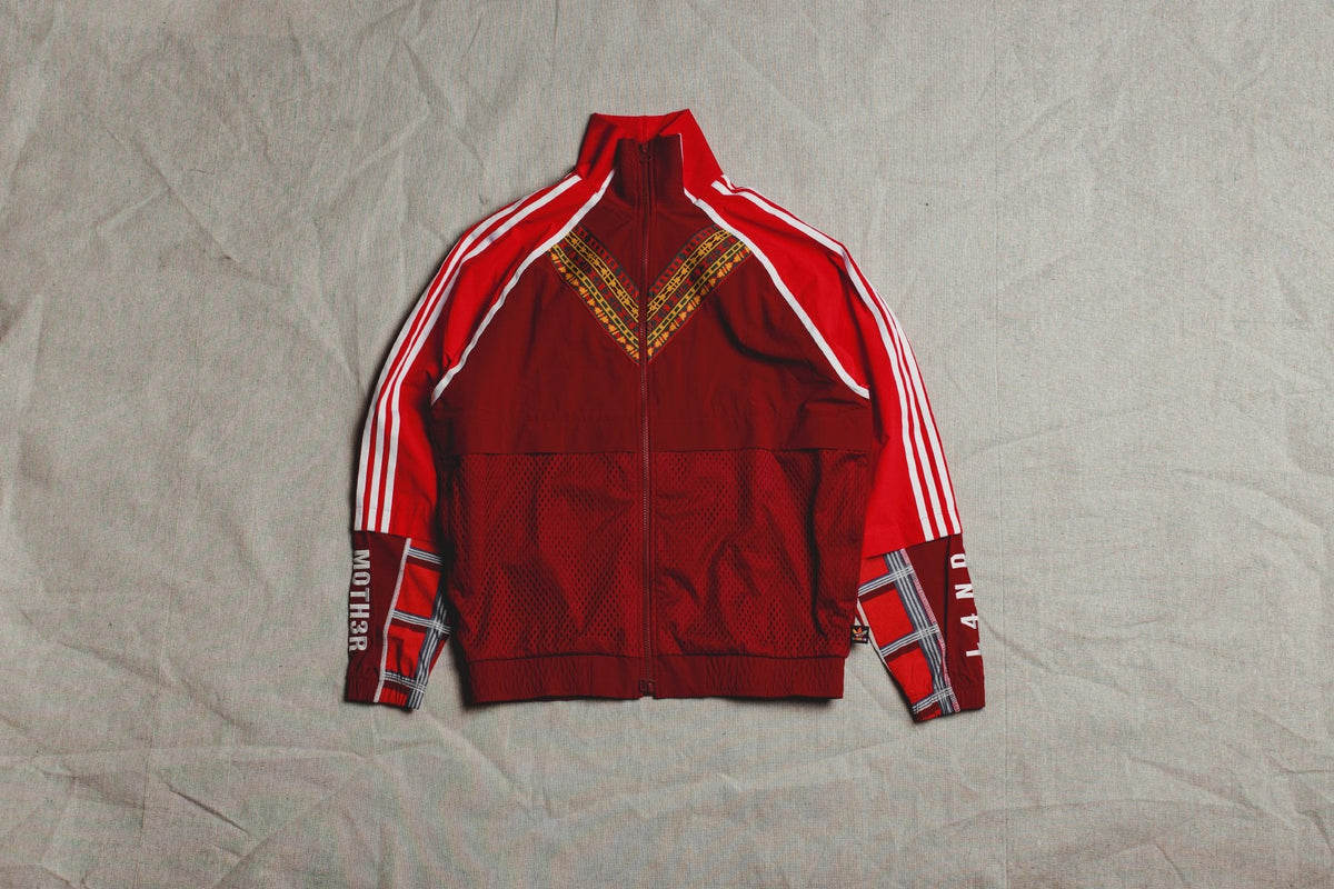 adidas Originals x Pharrell Williams Afro Hu TT FZ Jacket - White/Multicolor