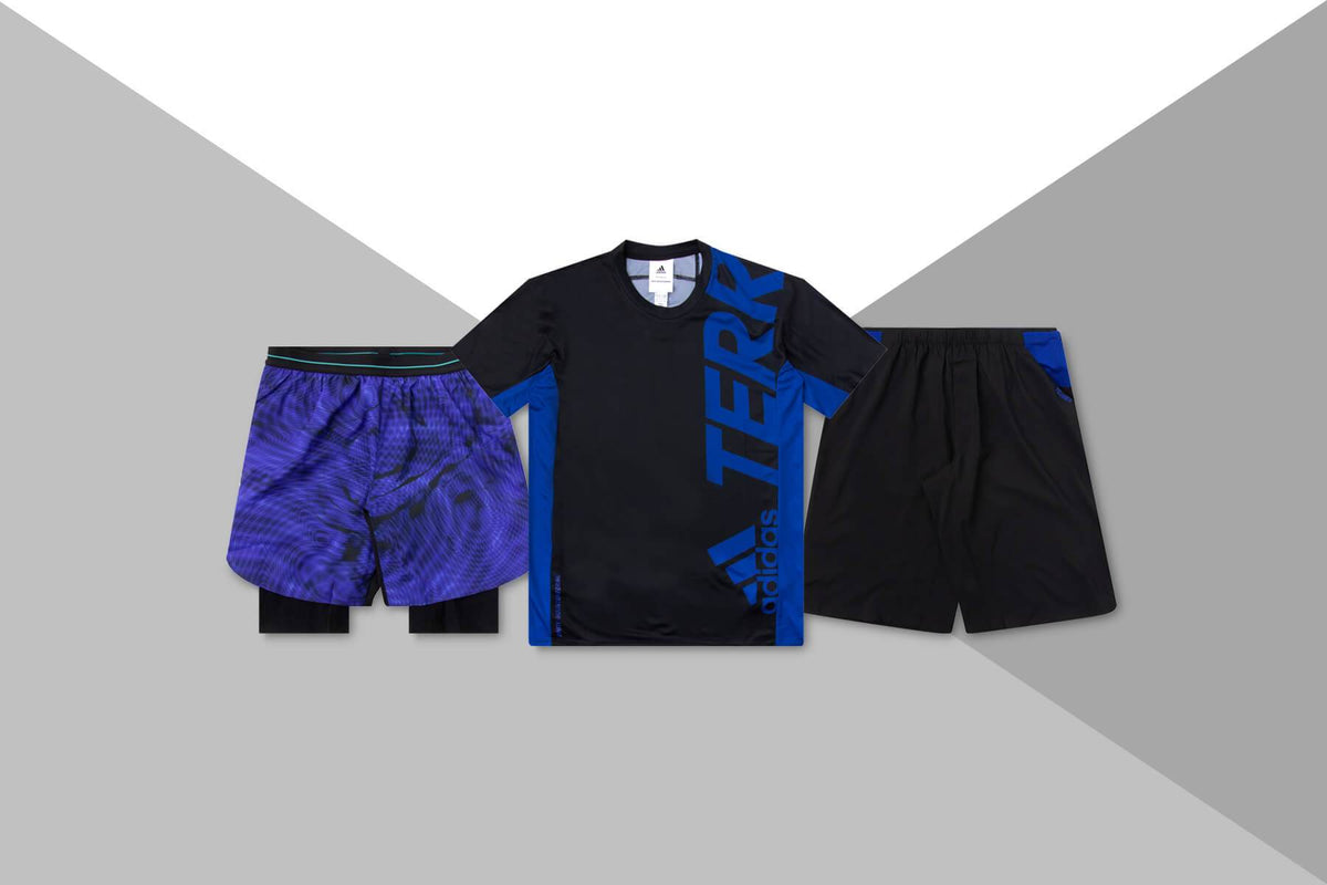 adidas Originals x White Mountaineering TX Trail Tee - Black/Royal