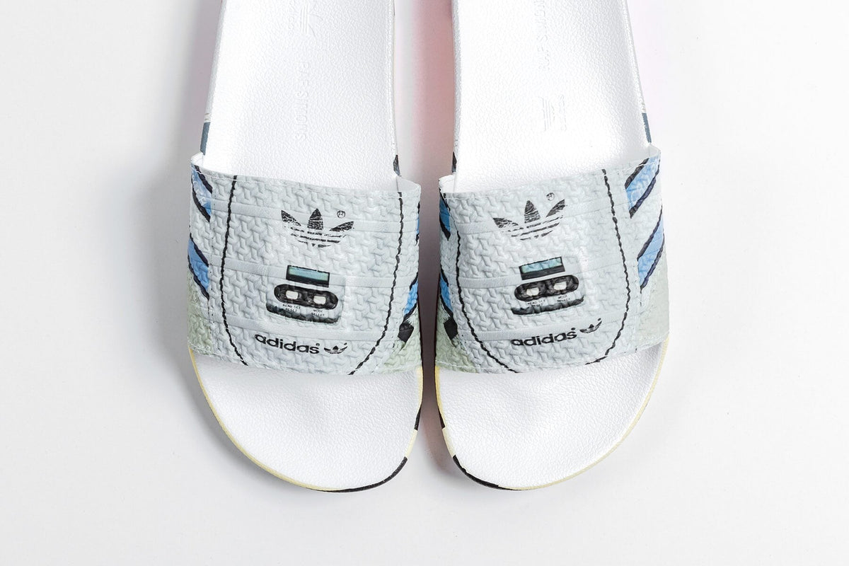 adidas Originals x Raf Simons Mirco Adilette - Silver