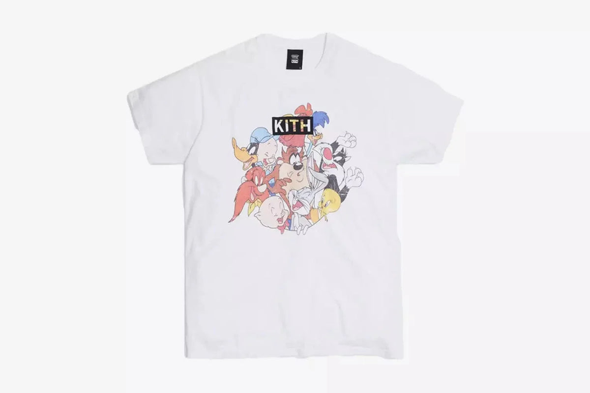 KITH X LOONEY TUNES MERRIE MELODIES VINTAGE TEE