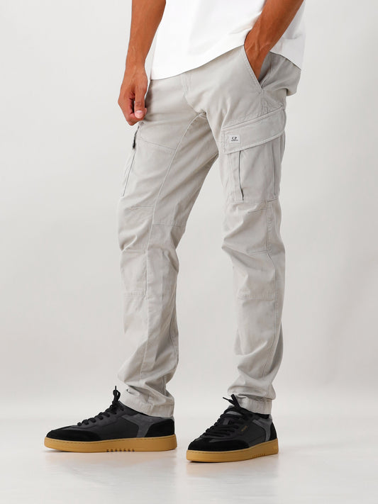 C.P. Company Cargobroek Grijs Stretch Satin