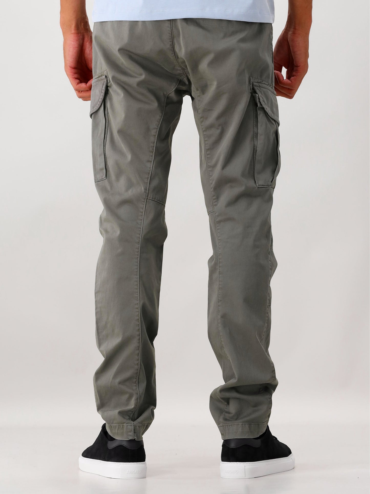 C.P. Company Cargobroek Groen Stretch Satin