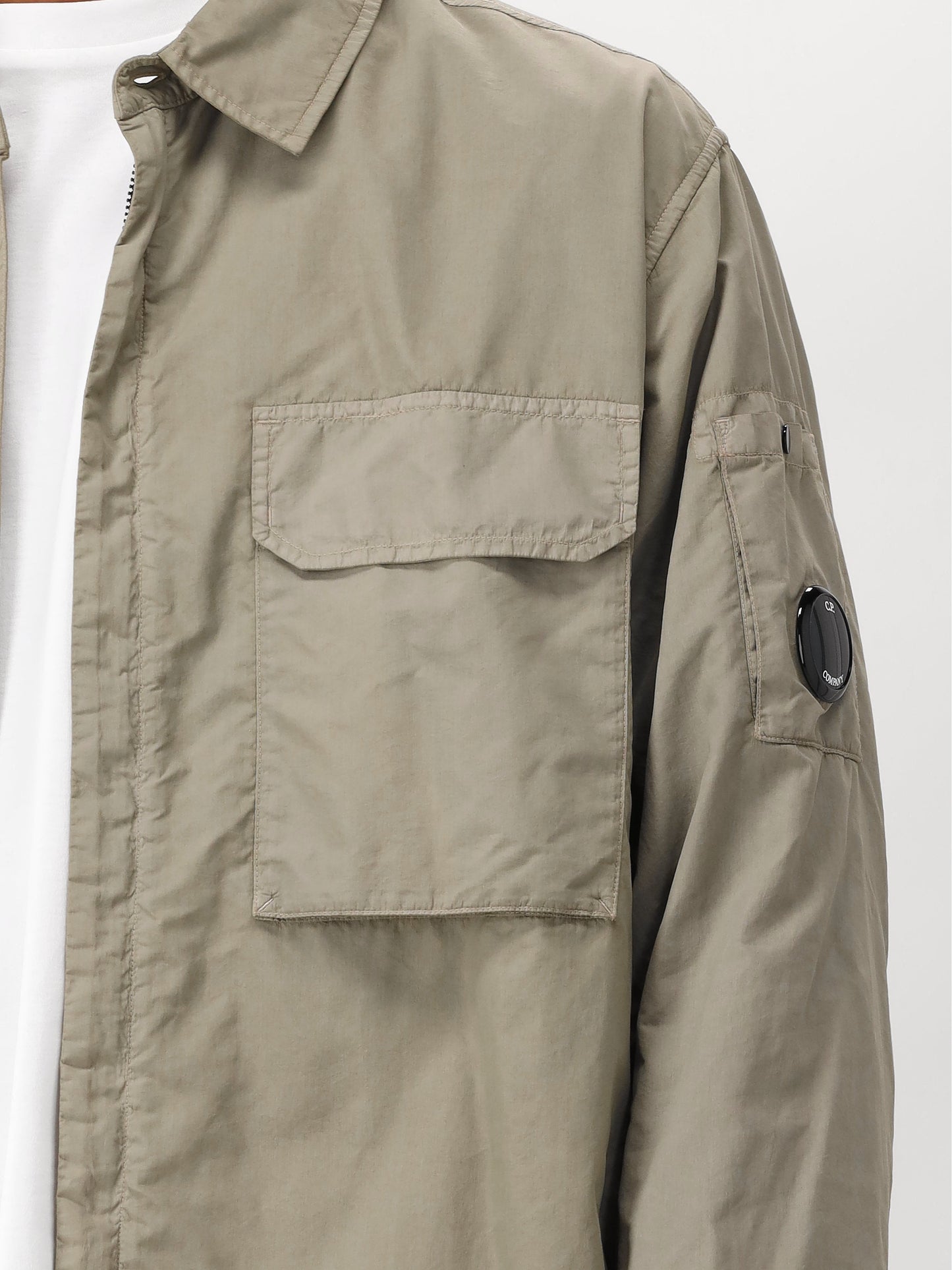 C.P. Company Overshirt Groen Flatt Nylon