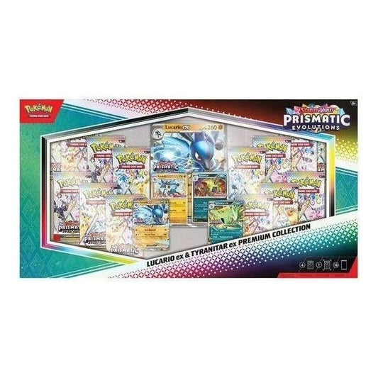Pokemon Card Eng. x Sam's Club 2025 Pokemon Prismatic Evolutions Lucario Ex & Tyranitar Ex Premium Collection Box 17295401081