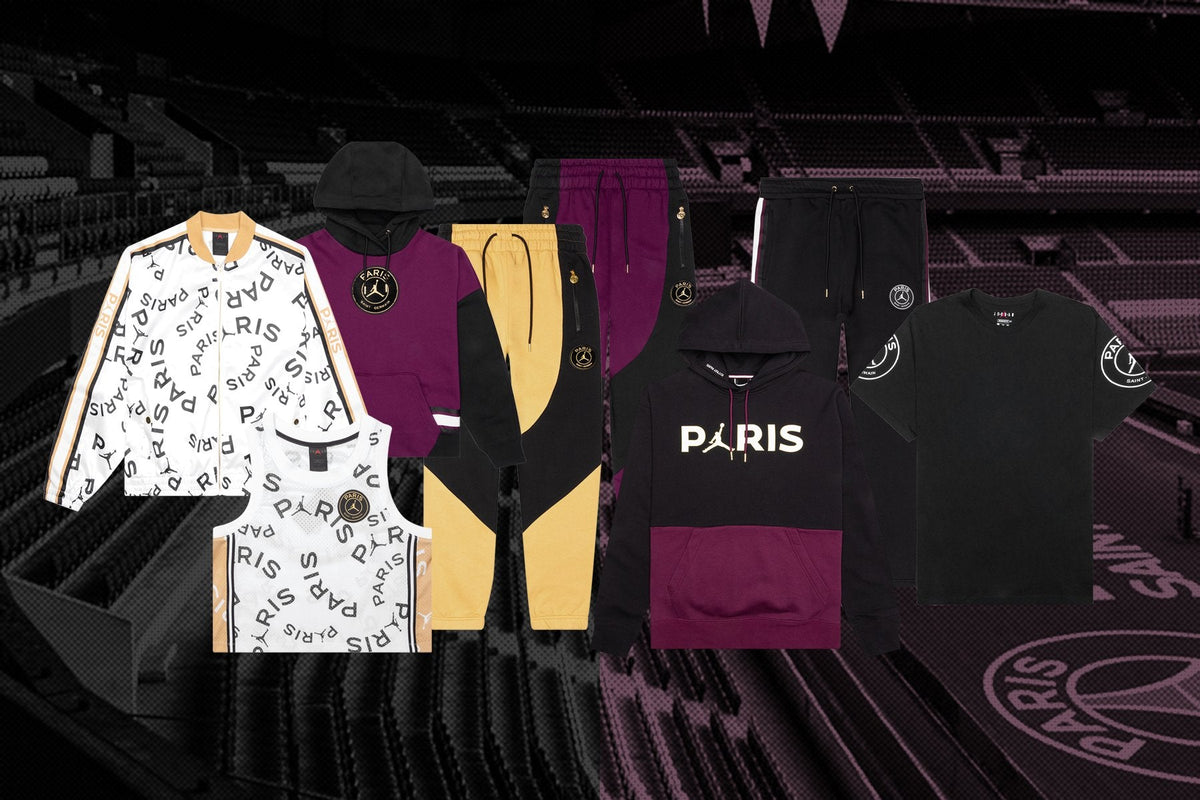 Jordan x Paris Saint-Germain Fleece Pants - Black/Metallic Gold