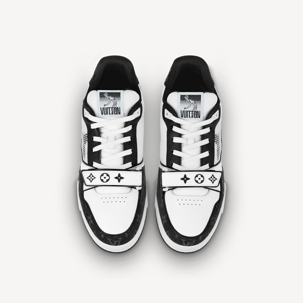LOUIS VUITTON TRAINER MONOGRAM DENIM BLACK