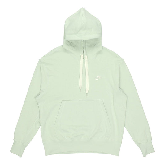 Men's Nike Sportswear French Terry Embroidered Logo Solid Color Green DA0024-017