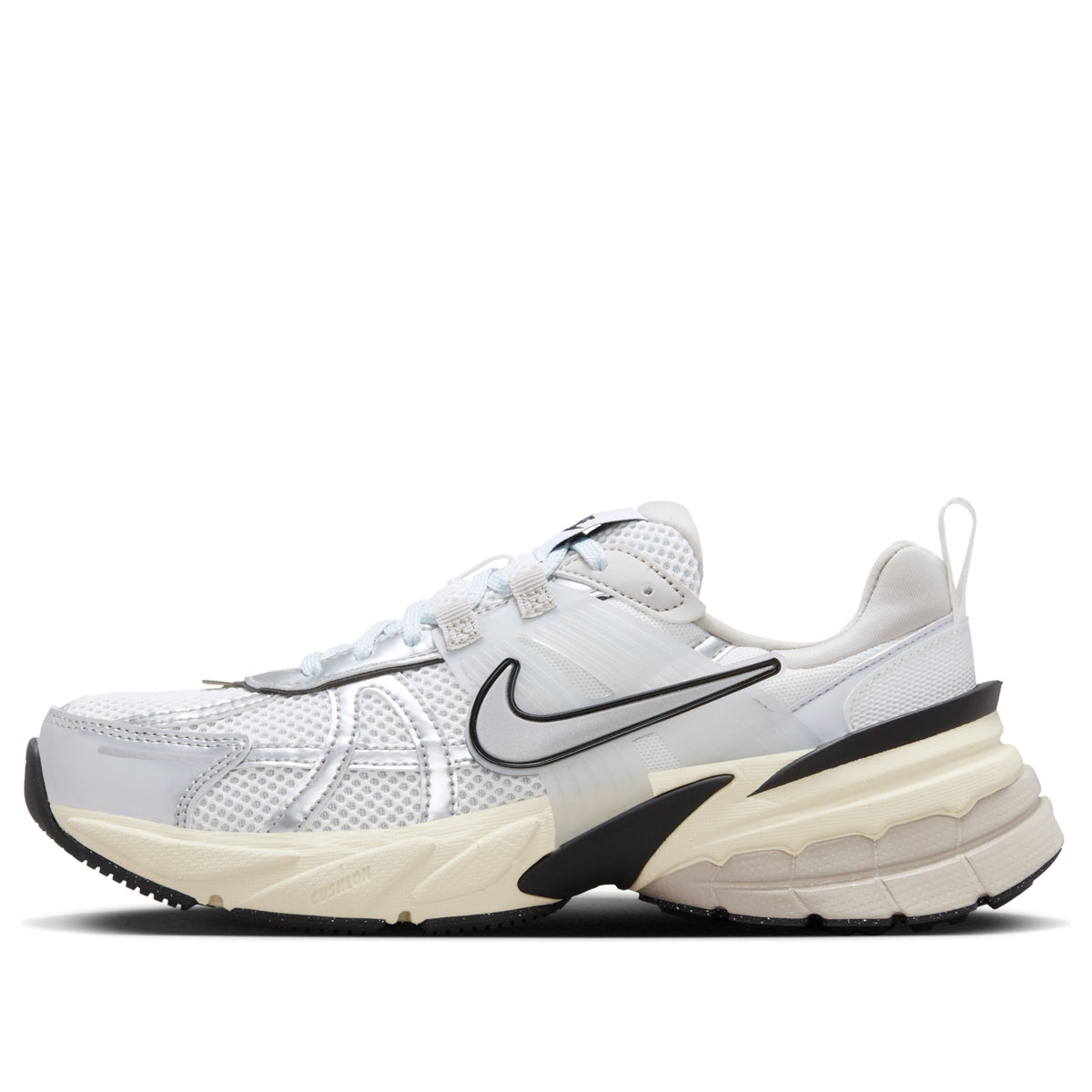(WMNS) Nike V2K Run 'Summit White Metallic Silver' FD0736-100