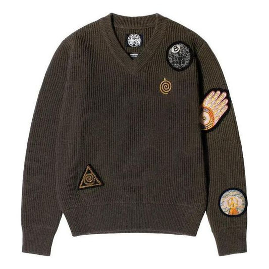 Stussy x Dries Van Noten Patch Knit Sweater 'Sand' 317008