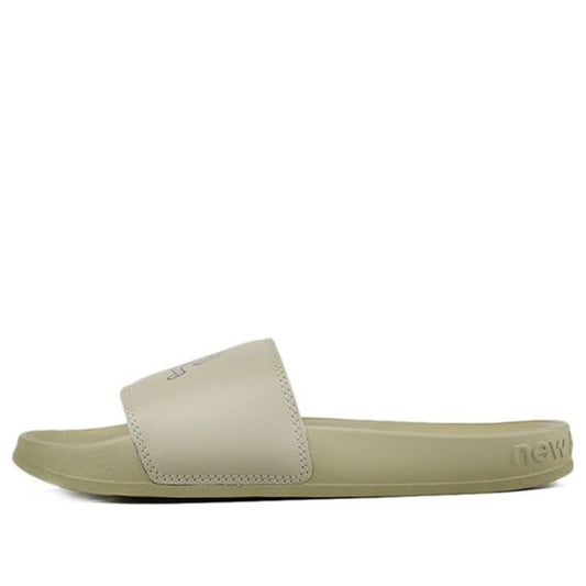 (WMNS) New Balance x Noritake Green B Wide Slippers SWF200NO