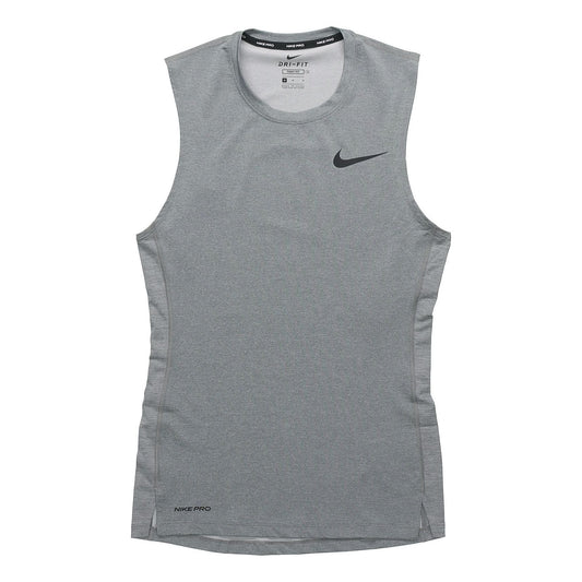 Nike Pro Sleeveless Training Tight Vest Gray BV5601-085
