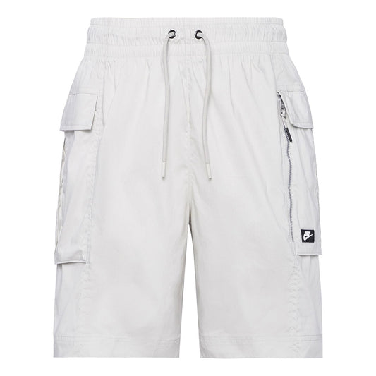 Nike Running Sports Big Pocket Cargo Shorts Creamy White AR2374-072