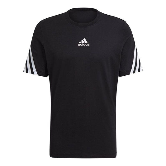 adidas M 3s Tape Tee Printing Sports Short Sleeve Black GP4118