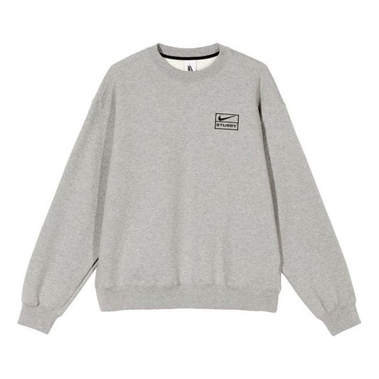 Nike x Stussy NRG BR Crew Fleece 'Grey' CT4311-063