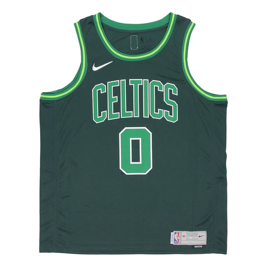 Nike NBA SW Fan Edition Award Version 20-21 Season Boston Celtics Tatum Jersey 'Green' CN9893-300