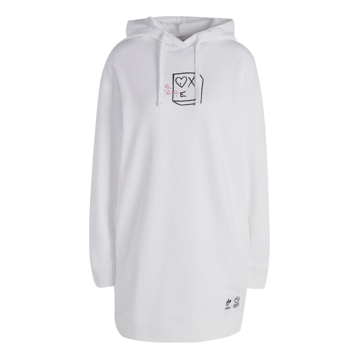 (WMNS) adidas Original ANDRE SARAIVA hooded dress 'White' HY4270