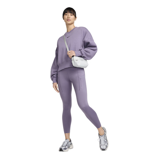 (WMNS) Nike Go Firm-Support High-Waisted 7/8 Leggings with Pockets Asia Sizing 'Purple' DQ5640-509