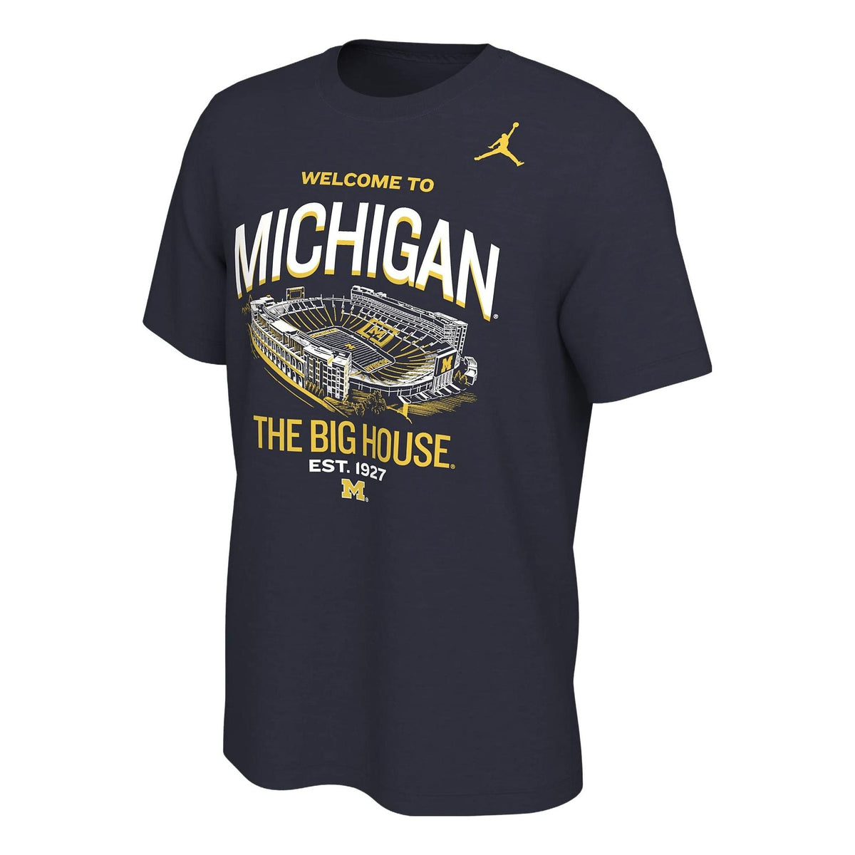 Air Jordan Michigan College Long-Sleeve T-Shirt 'Navy' HF4123-419