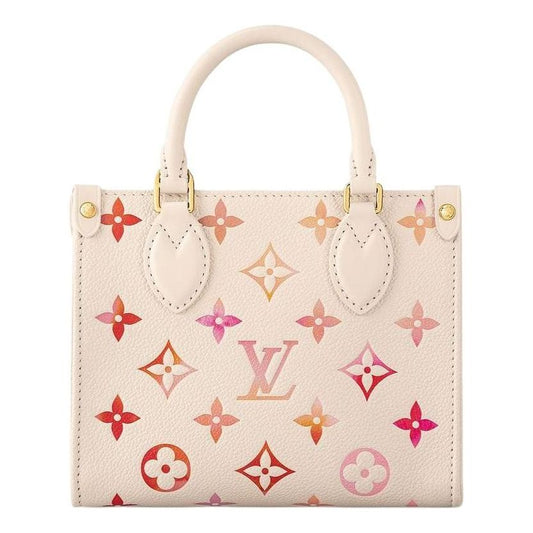 (WMNS) LOUIS VUITTON OnTheGo BB Monogram Empreinte Handbag 'Sunrise Aquarelle' M47115