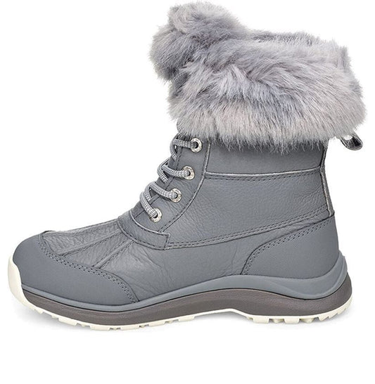 (WMNS) UGG Adirondack Boot III Fluff Fleece Lined Blue Gray 1103849-GYS