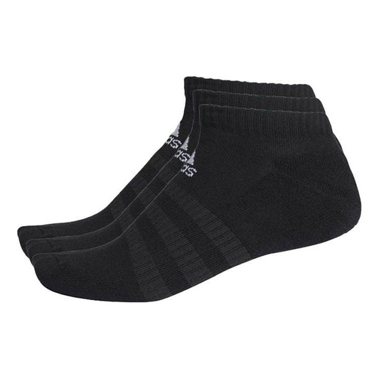 adidas Unisex Cush Low 1 PP Socks 3 Packs Black DZ9389