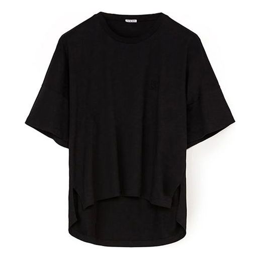 LOEWE os Short Sleeve Solid Color Black S540333XAT-1100