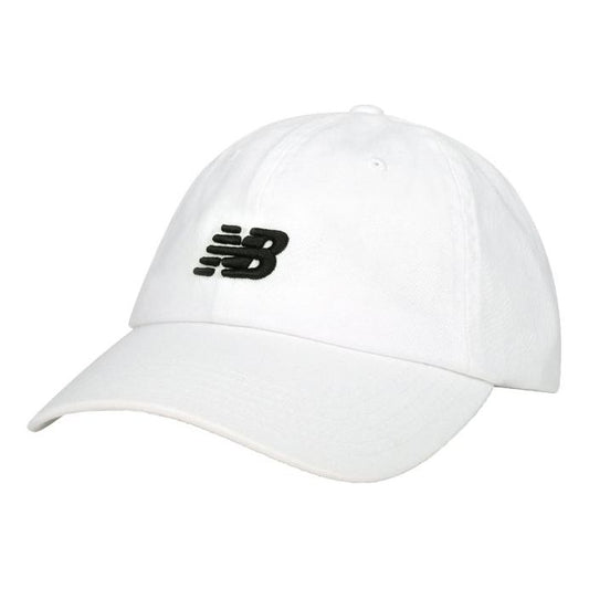 New Balance 6 Panel Classic Baseball Cap 'White' LAH91014WT