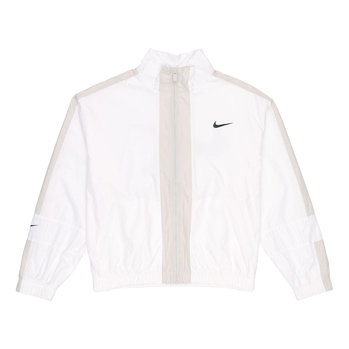 (WMNS) Nike Sportswear Repel Contrasting Colors Loose Woven Jacket Autumn White CZ8801-100