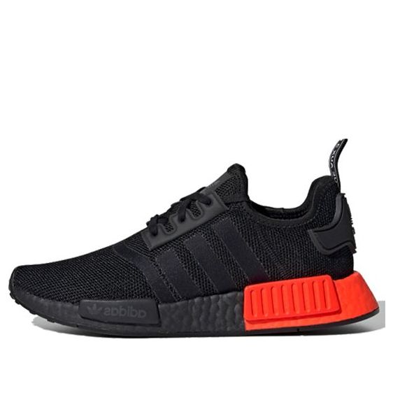 (GS) adidas NMD_R1 J 'Black Red' EE6676