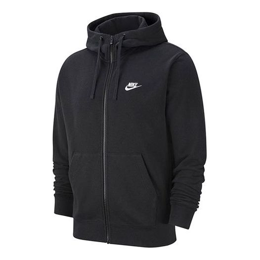 Nike logo Casual Sports Stay Warm Hooded Jacket Black BV2648-010