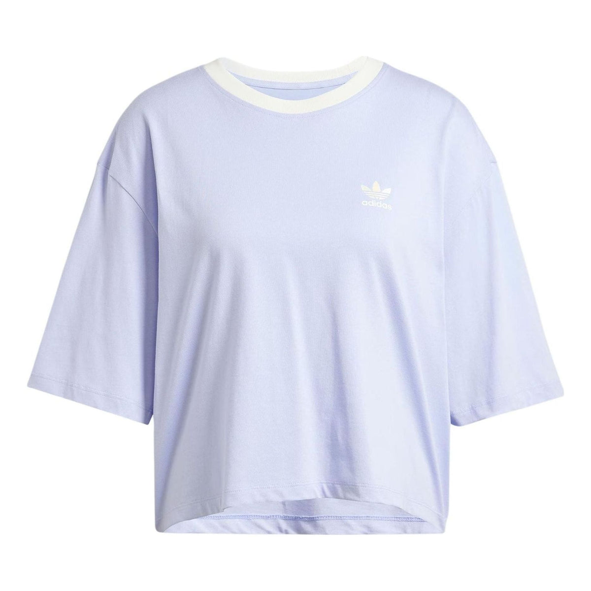 (WMNS) adidas originals Graphics T-Shirt Asia Sizing 'Purple White' IT9820