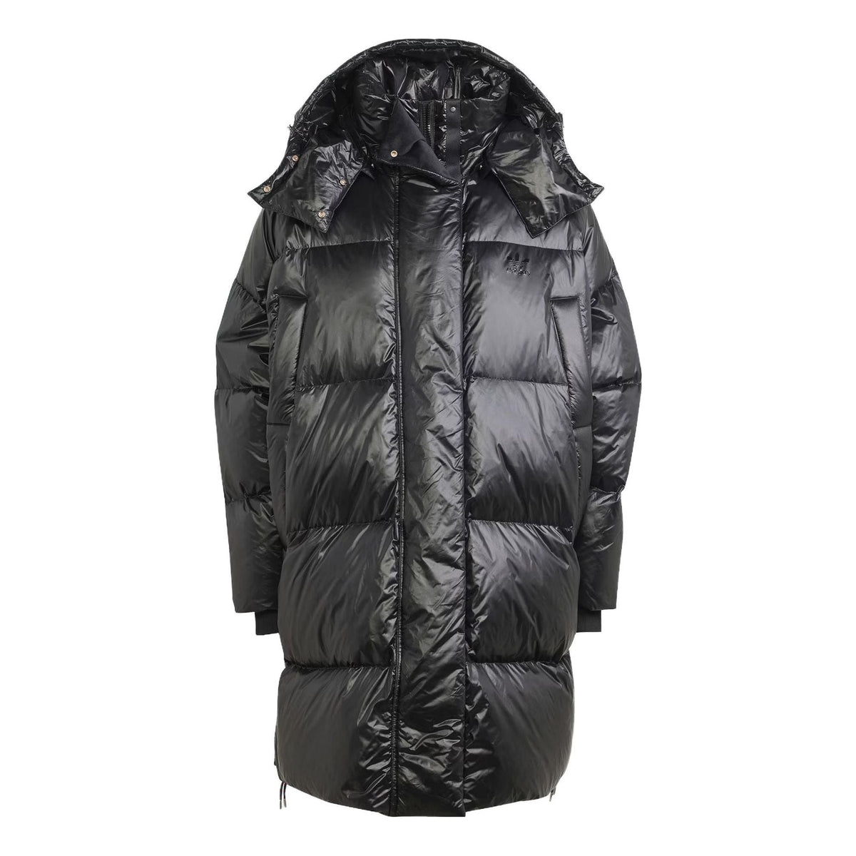 (WMNS) adidas Puffed Long Jacket 'Black' IR7119