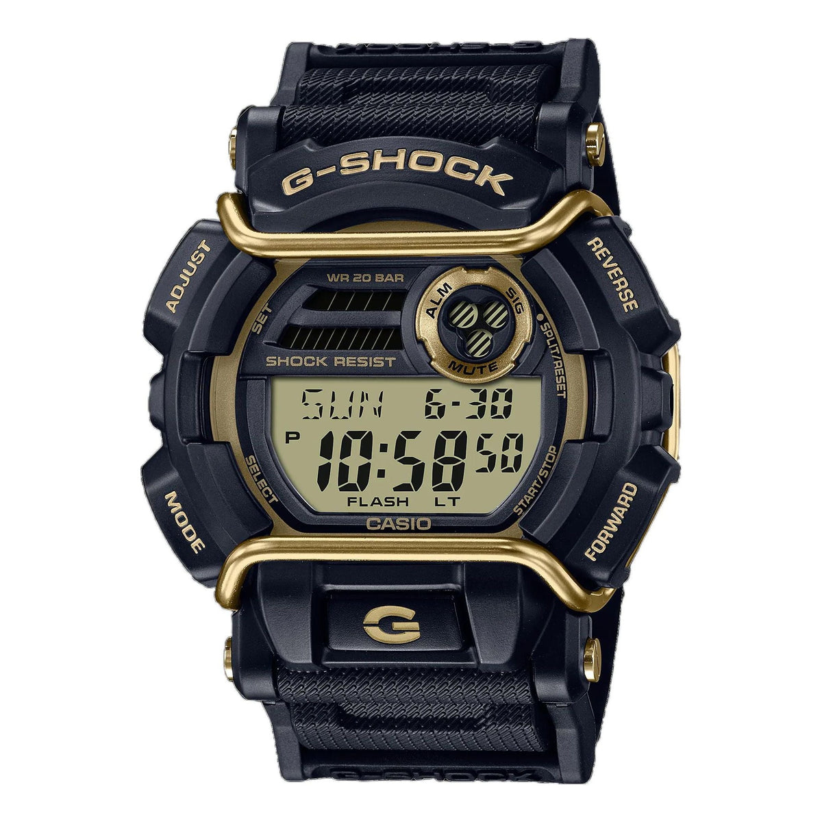 CASIO G-Shock Digital 'Black Gold' GD-400GB-1B2