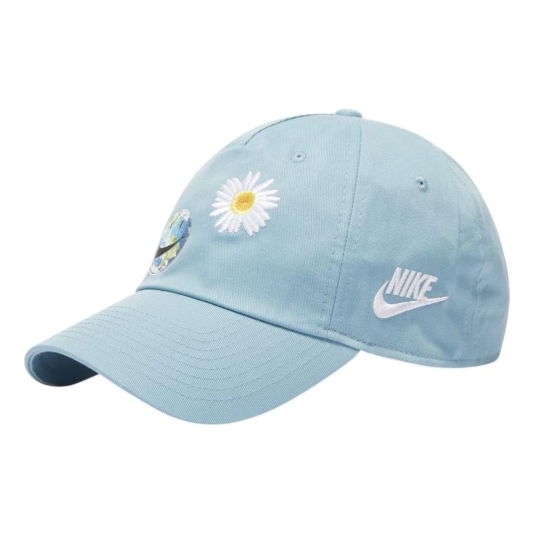 (WMNS) Nike Sportswear Heritage86 Smile Floral Hat Cap 'Blue' DR2945-494