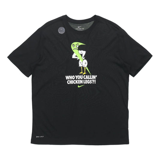 Nike Dri-FIT Logo Printing Quick-dry Sports Male Black DA1797-010