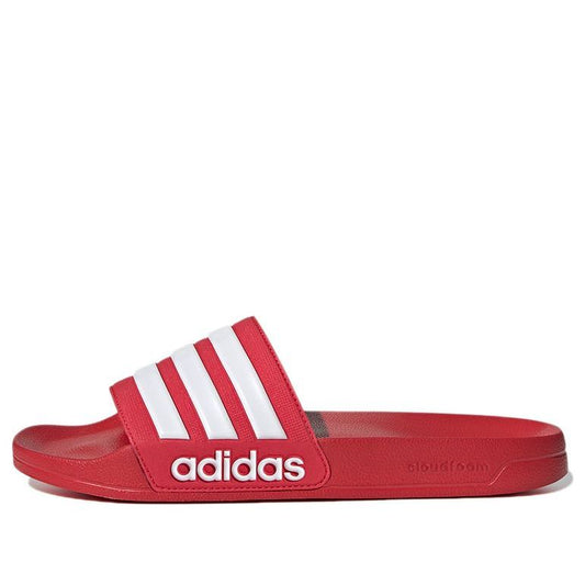 adidas Adilette Shower Slides 'Scarlet White' FY7815