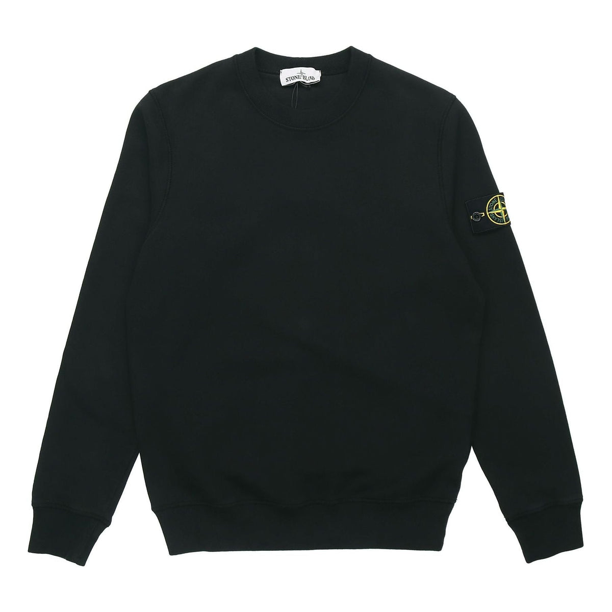 Men's STONE ISLAND Sleeve Cotton Round Neck Black 731563020-V0029