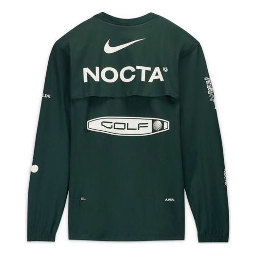 Nike x NOCTA Drake Golf Crewneck Pullover Top 'Green' DJ5585-397