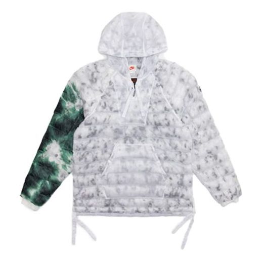 Stussy x Nike Insulated Pullover Jacket 'White Gorge Green' DC1084-101