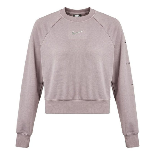 (WMNS) Nike Sportswear Swoosh Casual Sports Round Neck Smoke Purple Hoodie CZ8891-531