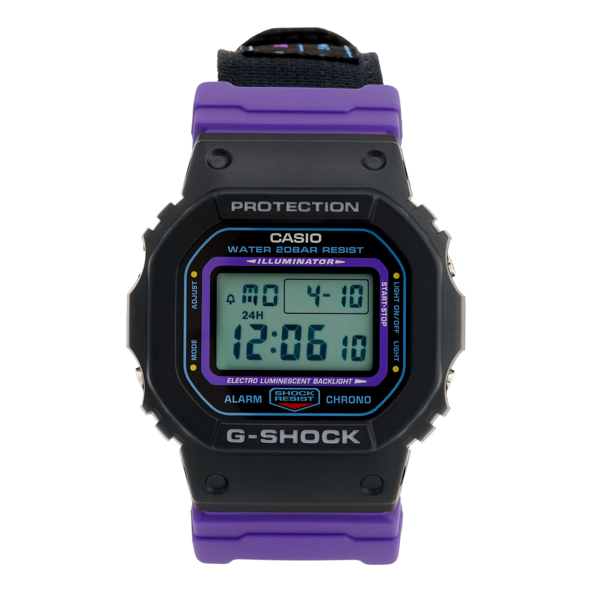 CASIO G-Shock Square 'Black Purple' DW-5600THS-1