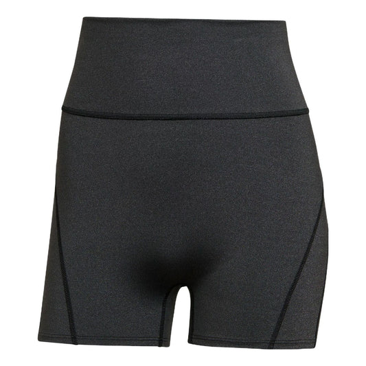 (WMNS) adidas Yoga Lux Fire Super High-Waisted Shorts Asia Sizing 'Black' HS8810