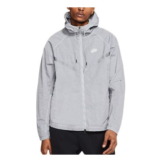 Nike SPORTSWEAR WINDRUNNER Hooded Jacket Gray CJ4300-012