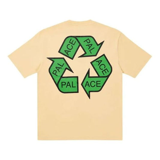 PALACE P Cycle TShirt Triangle Back Logo Short Sleeve Khaki Yellow T-Shirt P20TS053