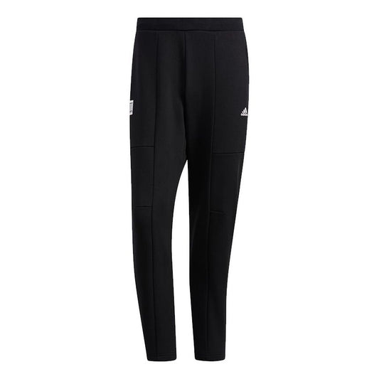 Men's adidas Wj Kn Warm Pnt Small Logo Sports Pants/Trousers/Joggers Black H39281