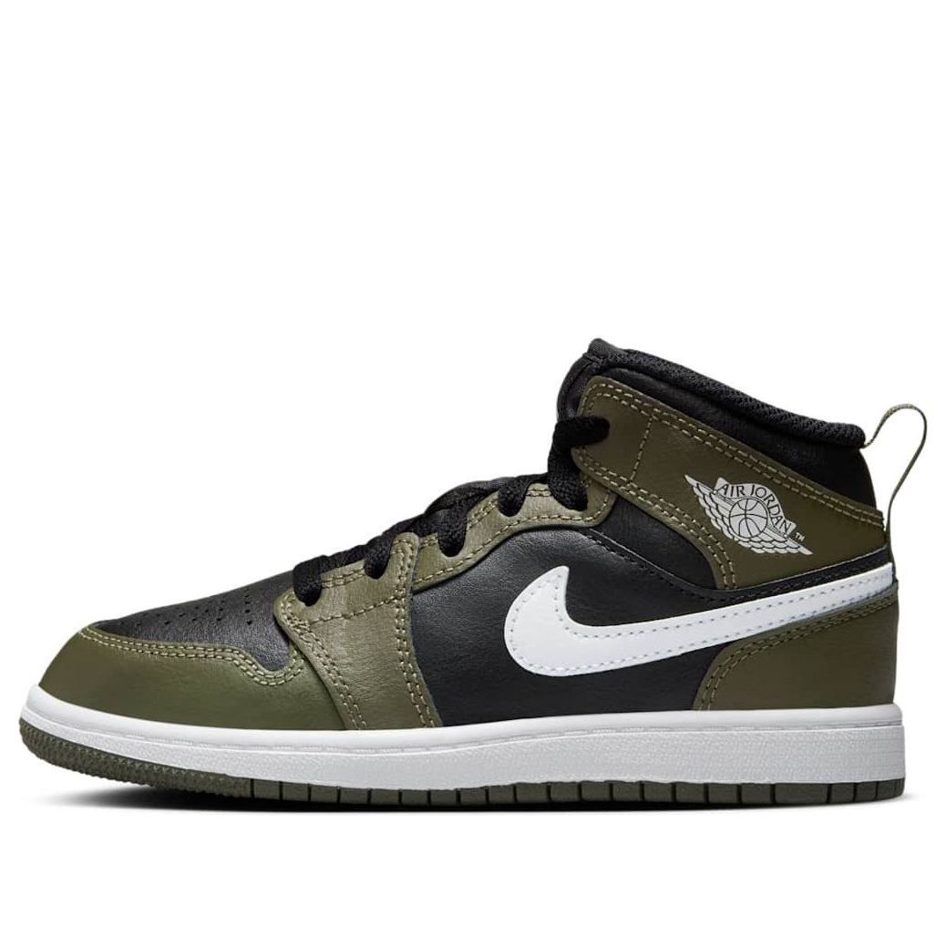 (PS) Air Jordan 1 Mid 'Medium Olive' DQ8424-092