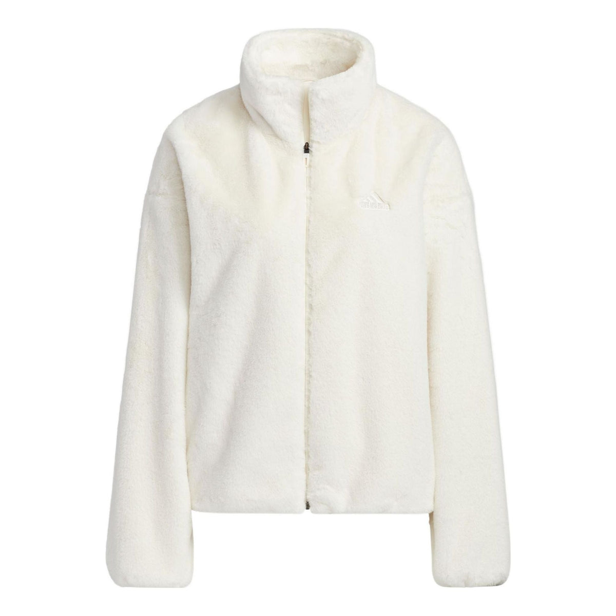 (WMNS) adidas Met Fur Jacket Asia Sizing 'White' HM7102
