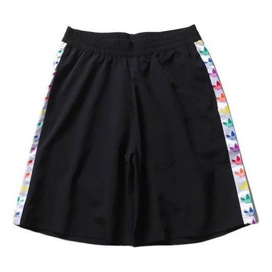 adidas originals MENS Pride W Short String Standard Trendy Sports Casual Pants Black FQ6588