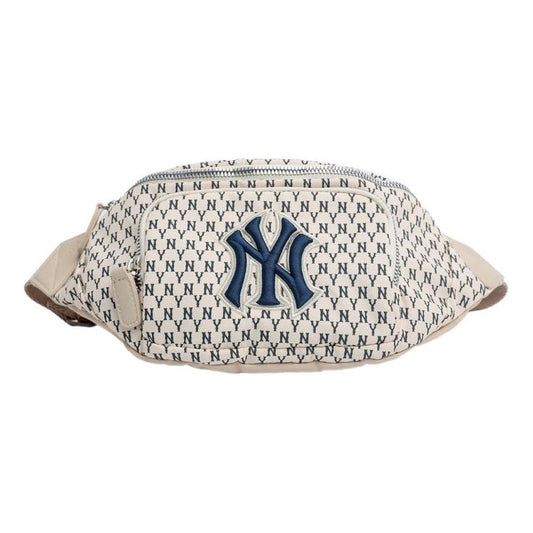 MLB Monogram Series Retro Full Print NY New York Yankees Casual Classic fanny pack White 32BGC9941-50I